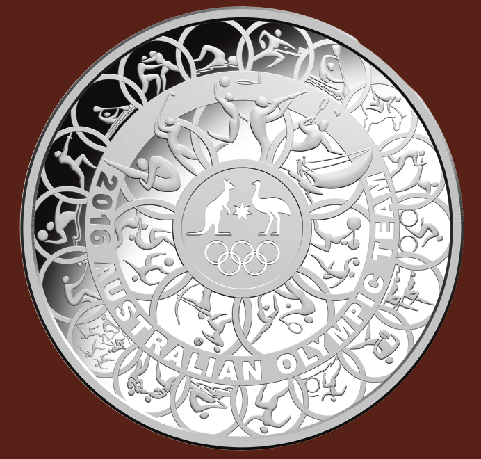Royal Mint 1kg Silver Bullion, 2016 Olympics