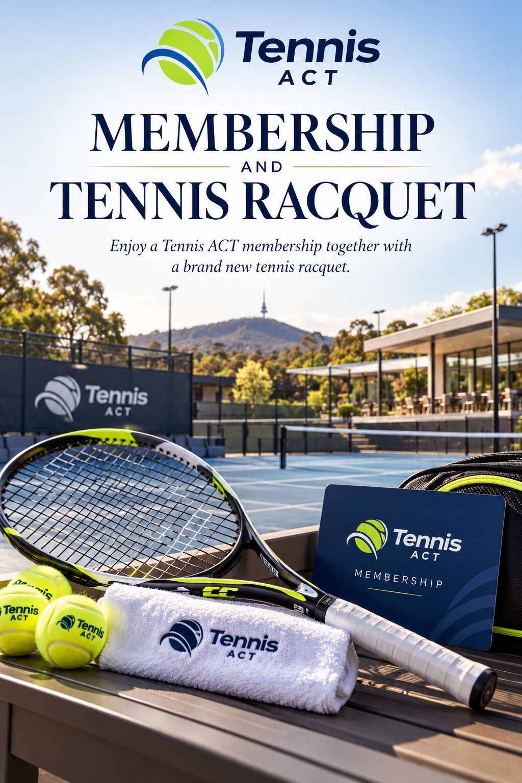 Tennis ACT Membership and Babolat Tennis Racquet