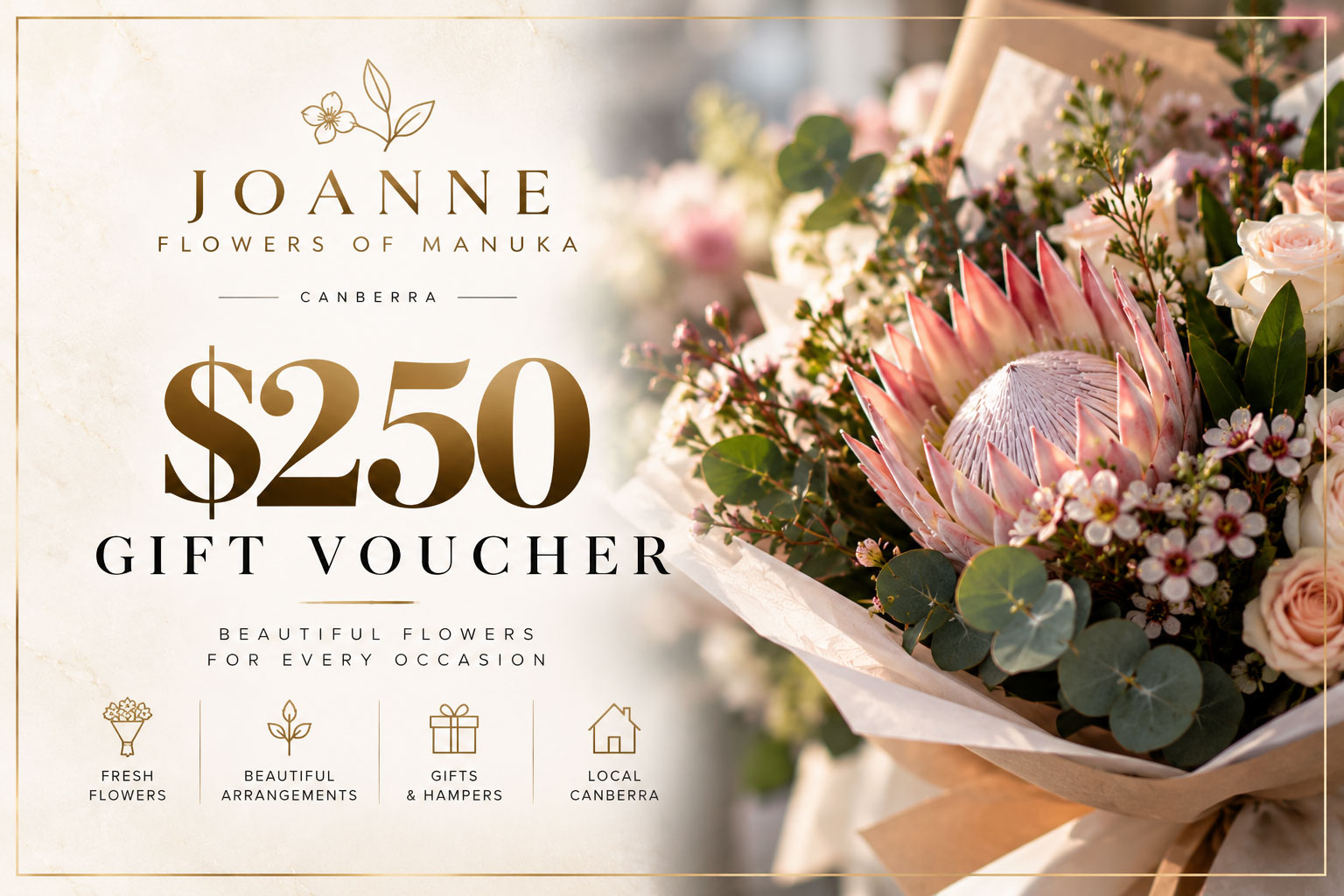 $250 Flowers Voucher